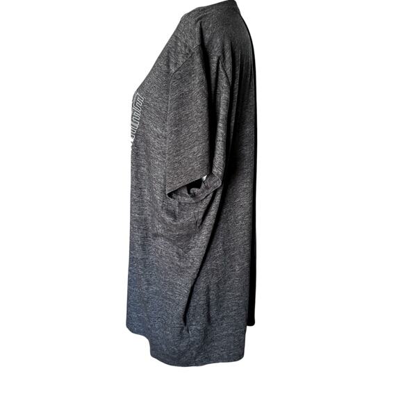 Torrid T Shirt Womens 4x Slim Fit Heathered Gray Self Made Print Crew Neck Top - Picture 5 of 9